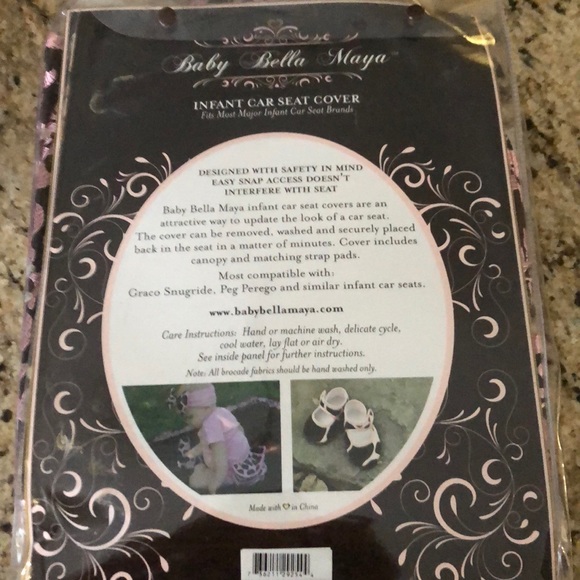 Baby Bella Maya infant car seat cover - Picture 2 of 3